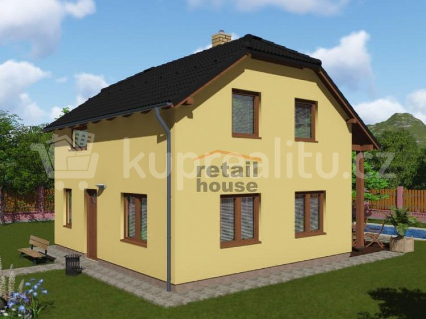 Prodej  projektu  domu na klíč 96 m^2 Litvínov 