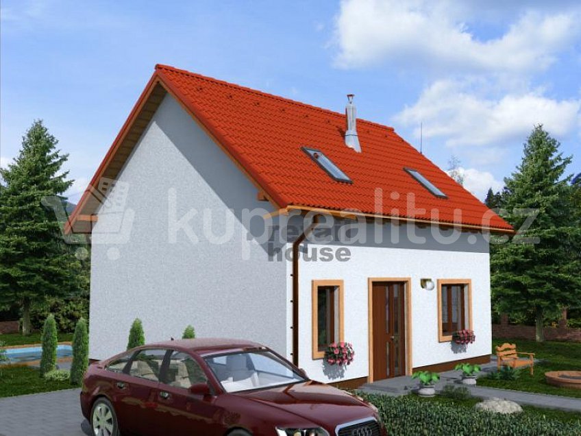 Prodej  projektu  domu na klíč 89 m^2 Brzkov 