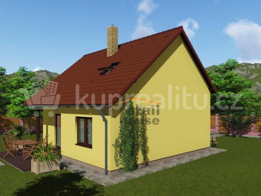 Prodej  projektu  domu na klíč 108 m^2 Sedlečko u Soběslavě 