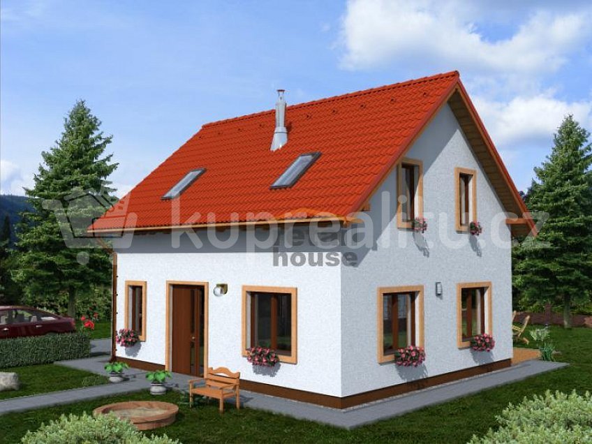 Prodej  projektu  domu na klíč 89 m^2 Černovice 