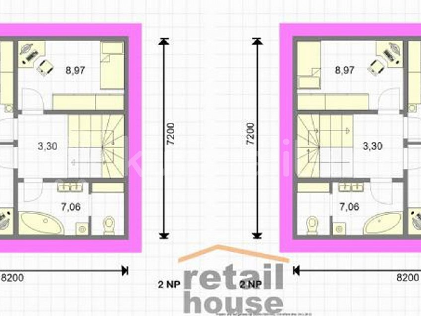 Prodej  projektu  domu na klíč 216 m^2 Chropyně 