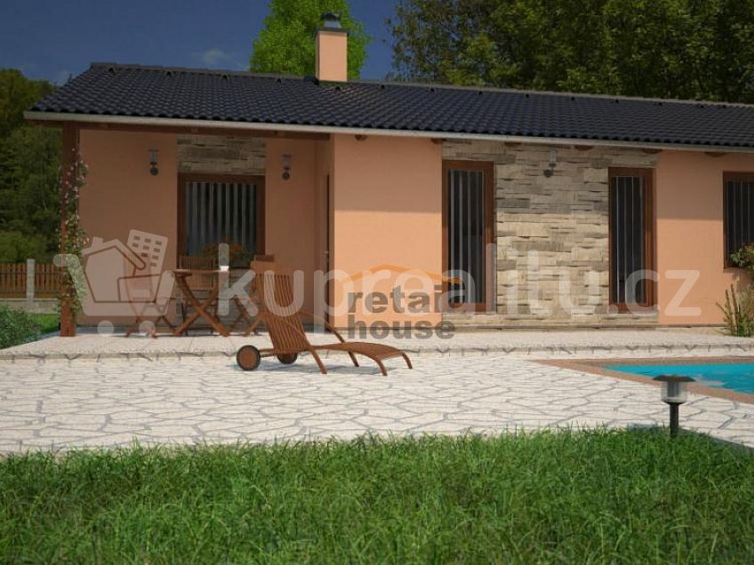 Prodej  projektu  domu na klíč 83 m^2 Nová Paka 