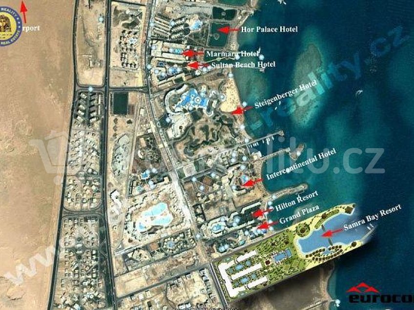 Prodej bytu 3+kk 107 m^2 Samra Bay - Malaki R, Hurghada 