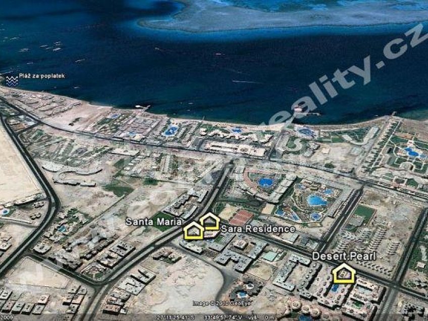 Prodej bytu 2+kk 138 m^2 Sara Residence, Hurghada 