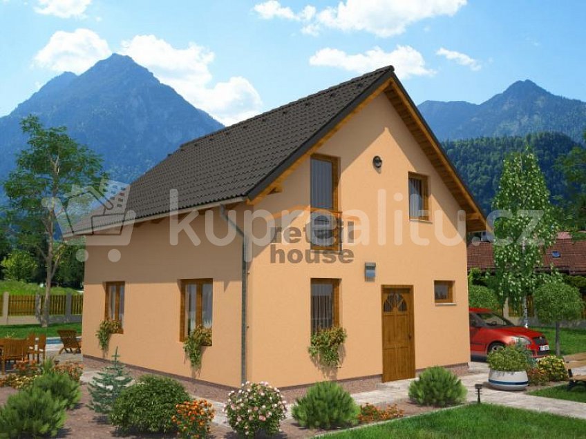 Prodej  projektu  domu na klíč 97 m^2 Valašské Klobouky 