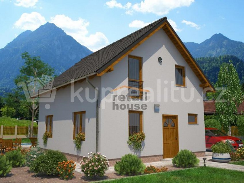 Prodej  projektu  domu na klíč 97 m^2 Valašské Klobouky 
