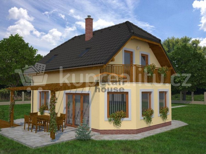 Prodej  projektu  domu na klíč 106 m^2 Velké Popovice 