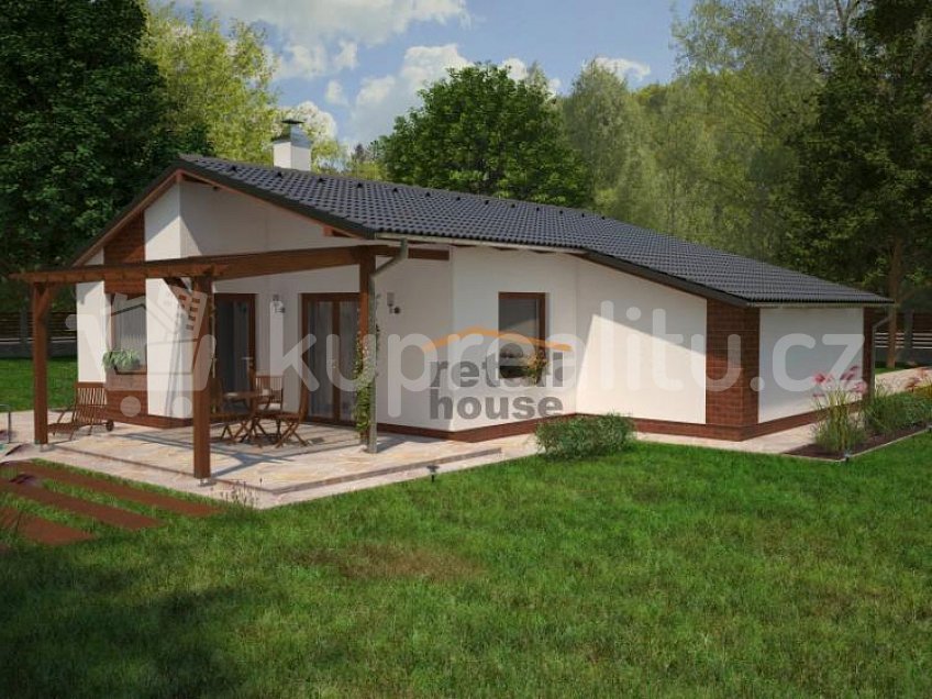 Prodej  projektu  bungalovu 85 m^2 Nová Role 