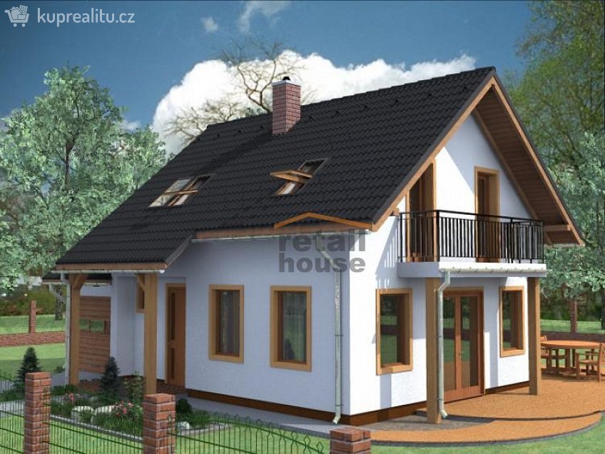 Prodej  projektu  domu na klíč 116 m^2 Chelčice 