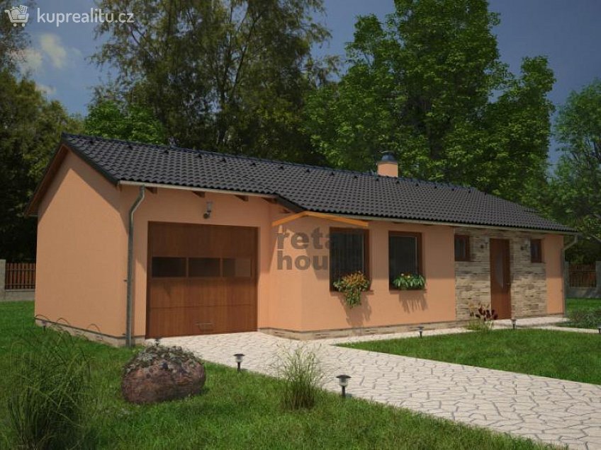 Prodej  projektu  bungalovu 83 m^2 Velké Losiny 