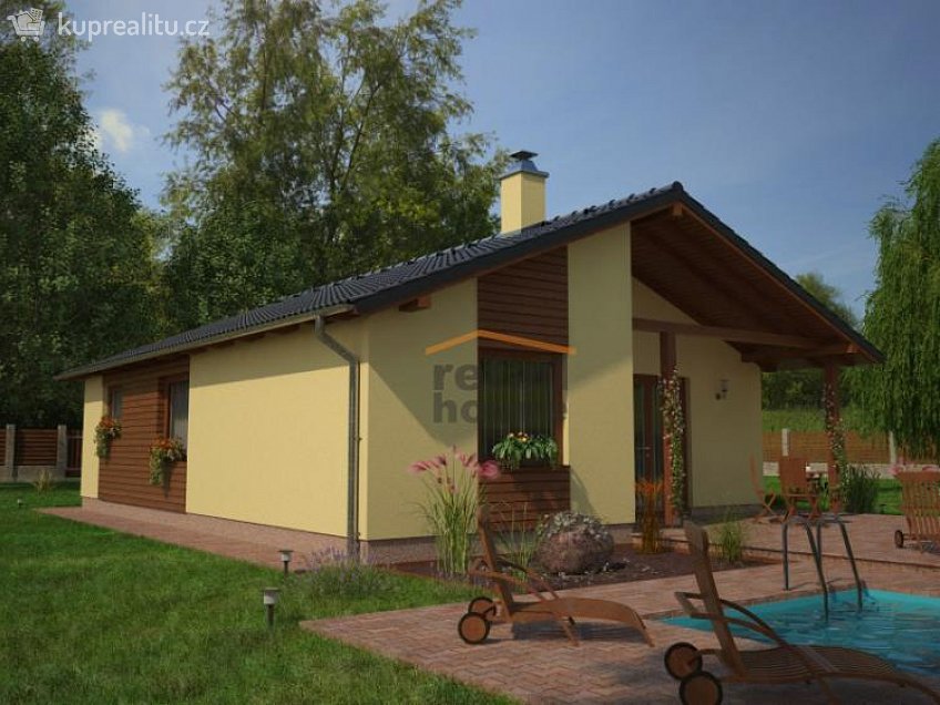Prodej  projektu  bungalovu 77 m^2 Vrchoslav 