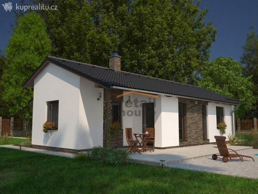Prodej  projektu  bungalovu 85 m^2 Dětmarovice 