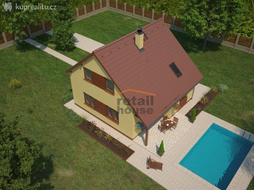 Prodej  projektu  domu na klíč 103 m^2 Rataje nad Sázavou 