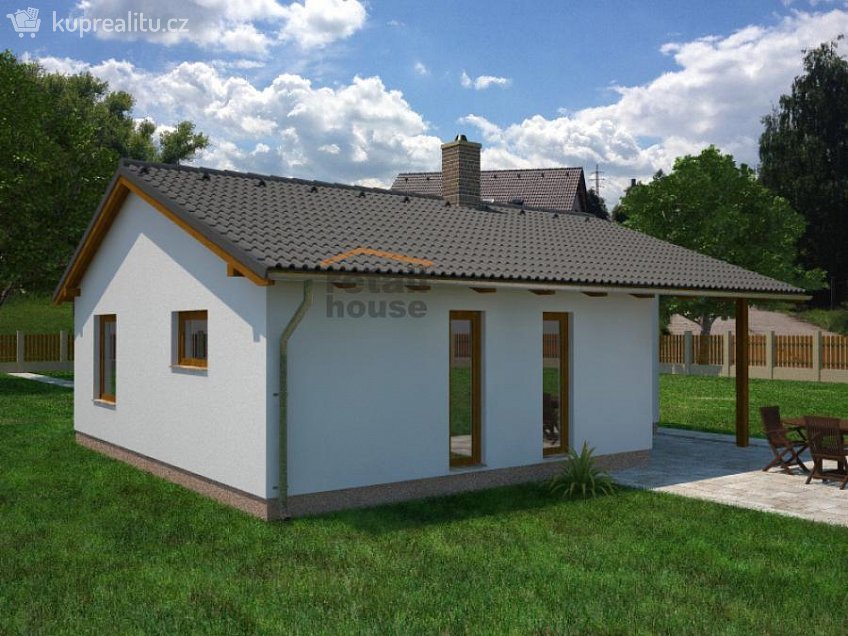 Prodej  projektu  domu na klíč 53 m^2 Václavov u Bruntálu 
