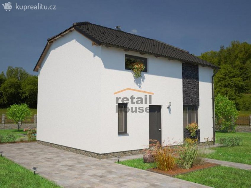 Prodej  projektu  domu na klíč 97 m^2 Sedlečko u Soběslavě 