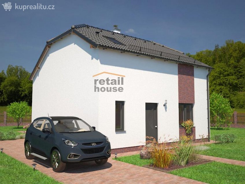 Prodej  projektu  domu na klíč 103 m^2 Horní Bukovina 