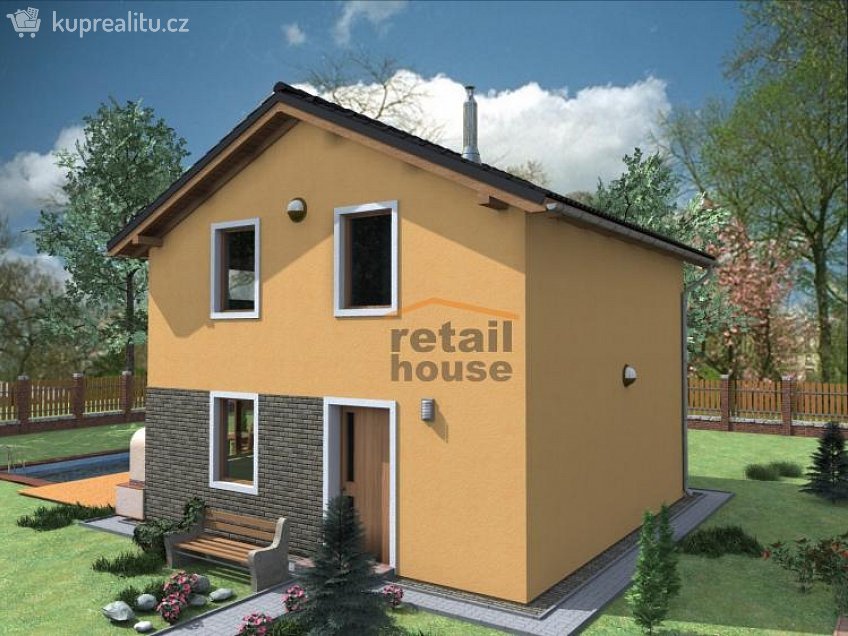 Prodej  projektu  domu na klíč 92 m^2 Větřkovice 