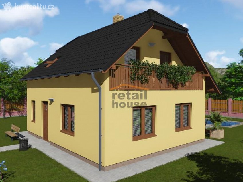 Prodej  projektu  domu na klíč 108 m^2 Budiměřice 