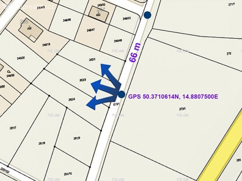 Prodej  stavebního pozemku 2665 m^2 Písková Lhota, Písková Lhota, Mladá Boleslav 294 31