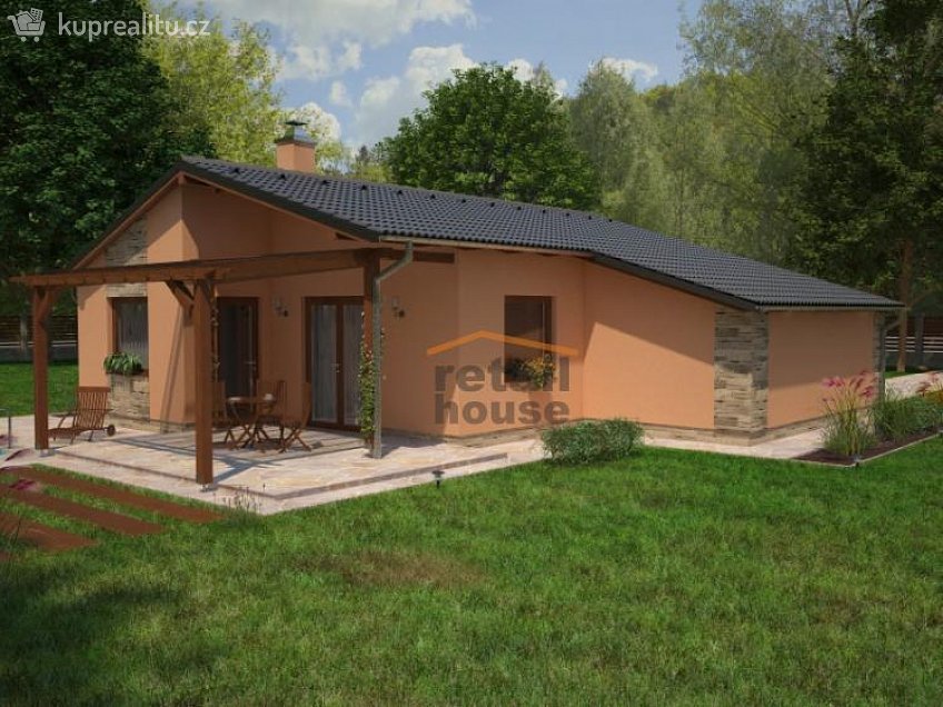 Prodej  projektu  domu na klíč 85 m^2 Chrudim - Vlčnov 