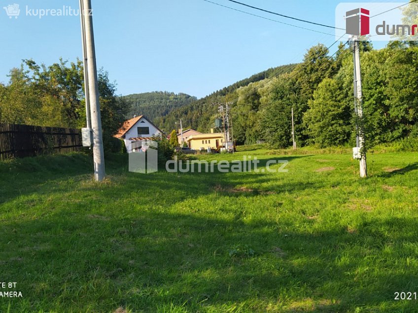 Prodej  stavebního pozemku 900 m^2 Dolní Bečva, Dolní Bečva 