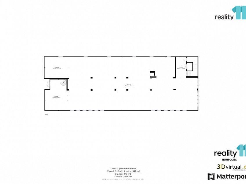 Prodej  skladu 1601 m^2 Humpolecká, Havlíčkův Brod 