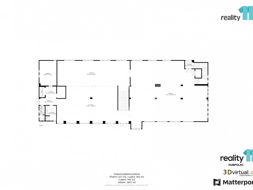 Prodej  skladu 1601 m^2 Humpolecká, Havlíčkův Brod 