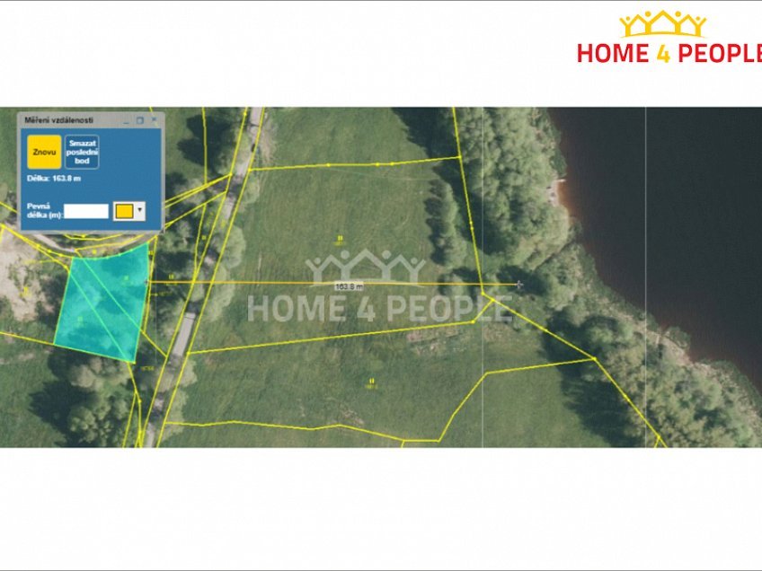 Prodej  stavebního pozemku 1521 m^2 Horní Planá, Horní Planá 