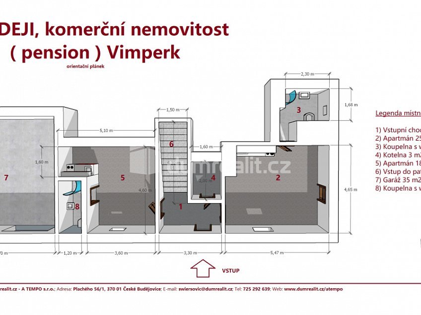 Prodej  rodinného domu 650 m^2 Pivovarská, Vimperk 