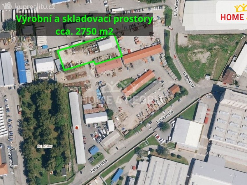 Pronájem  výrobních prostor 2750 m^2 Pekárenská, České Budějovice 
