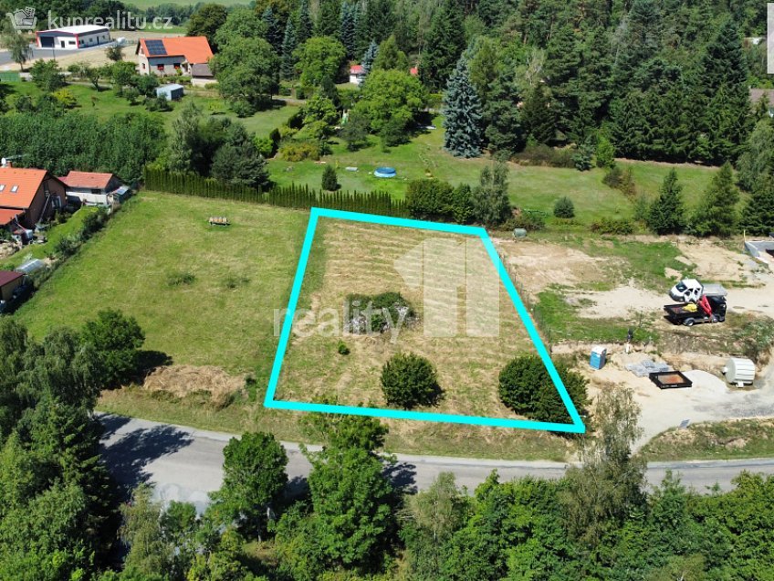 Prodej  stavebního pozemku 1192 m^2 Vranov, Vranov 