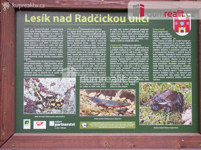 Prodej  stavebního pozemku 1092 m^2 Radčická, Liberec 