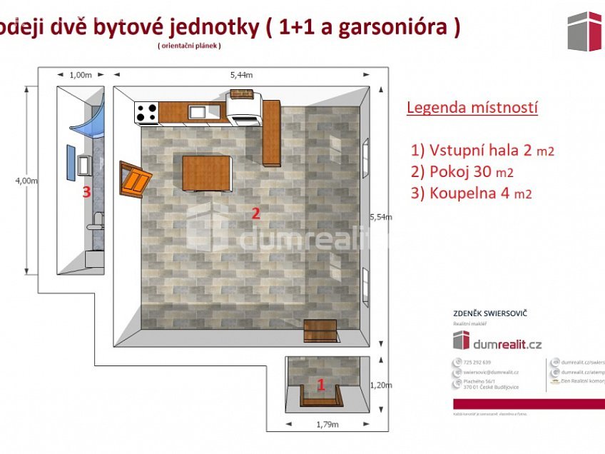 Prodej  rodinného domu 101 m^2 J. Š. Baara, České Budějovice 