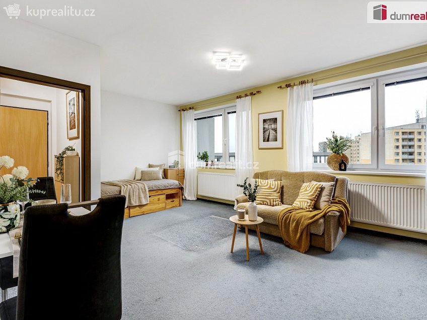 Prodej bytu 1+kk 35 m^2 Teplická, Praha 9 