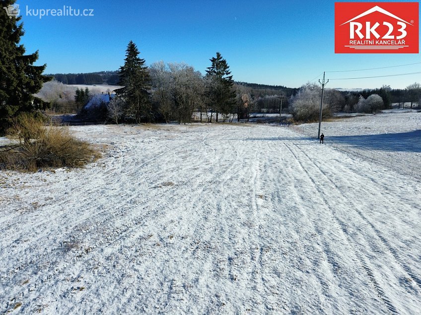 Prodej  stavebního pozemku 1793 m^2 Zádub-Závišín, Zádub-Závišín 