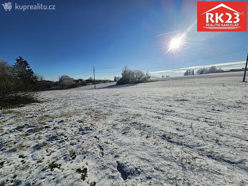 Prodej  stavebního pozemku 1793 m^2 Zádub-Závišín, Zádub-Závišín 