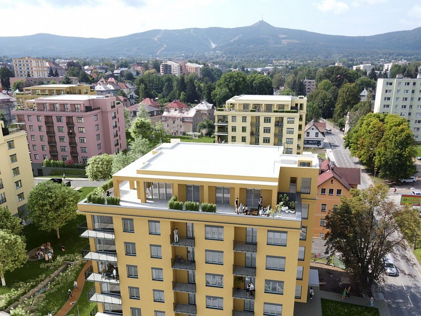 Prodej bytu 2+kk 60 m^2 Švermova, Liberec 