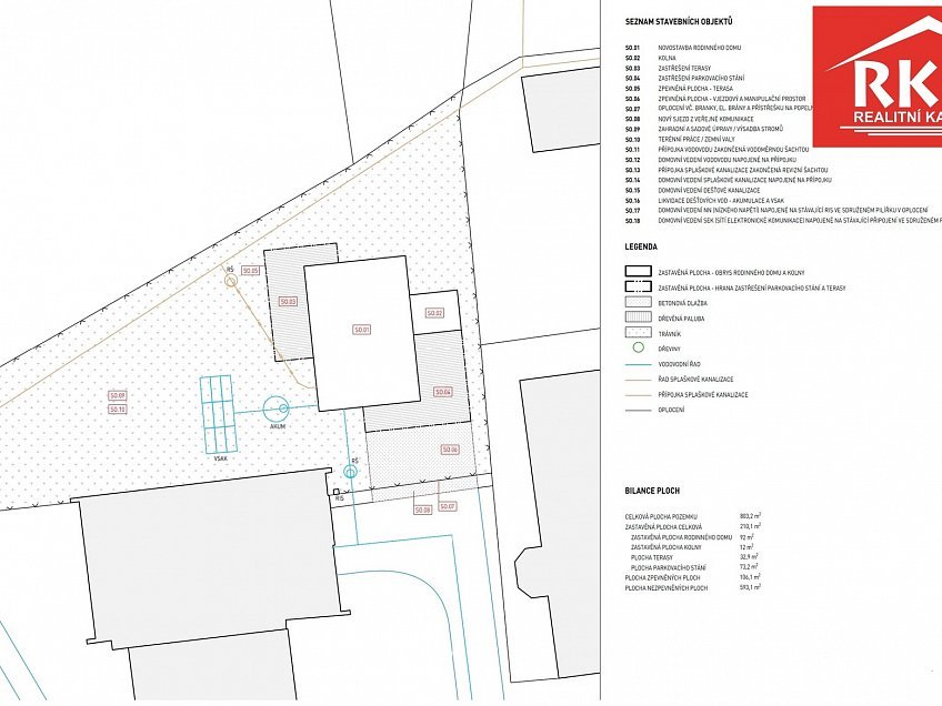 Prodej  stavebního pozemku 799 m^2 Kollárova, Mariánské Lázně 