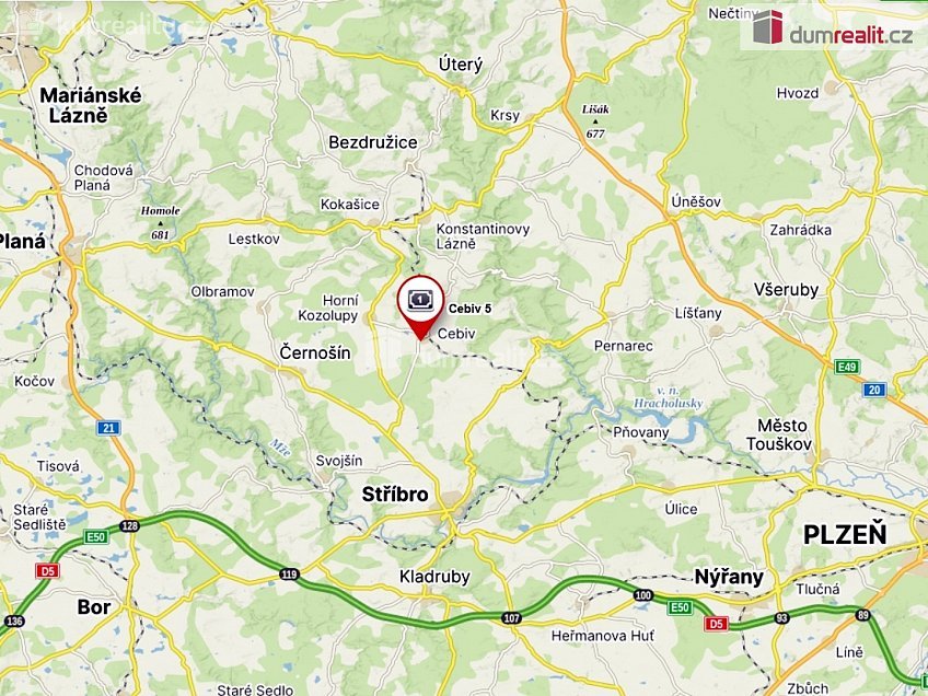 Prodej  rodinného domu 420 m^2 Cebiv, Cebiv 
