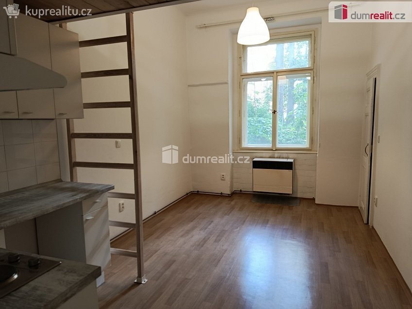 Pronájem bytu 1+kk 22 m^2 Na spojce, Praha 10 