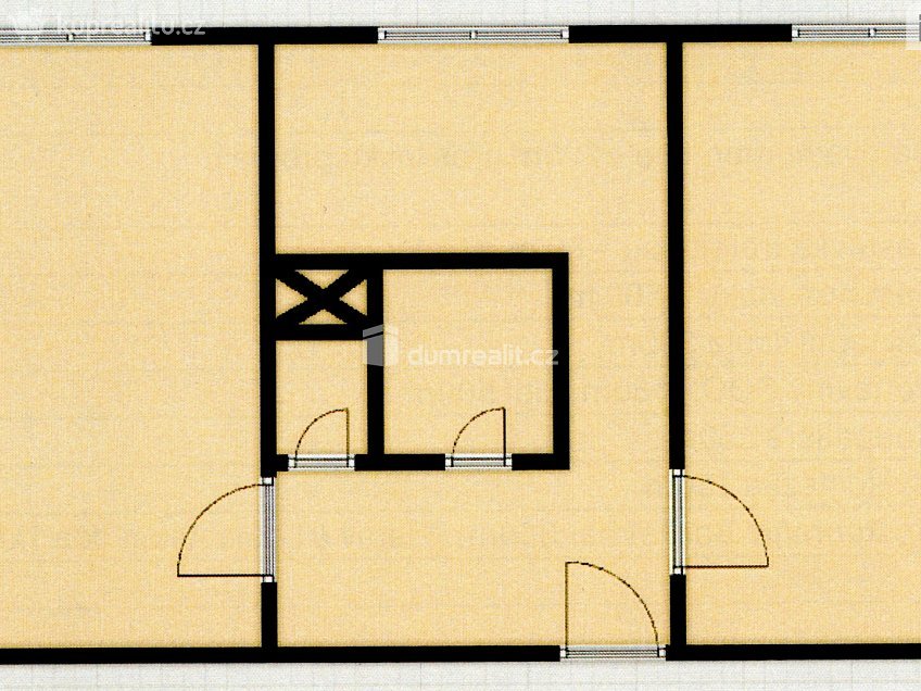 Pronájem bytu 2+1 54 m^2 M. Knesla, Zlín 