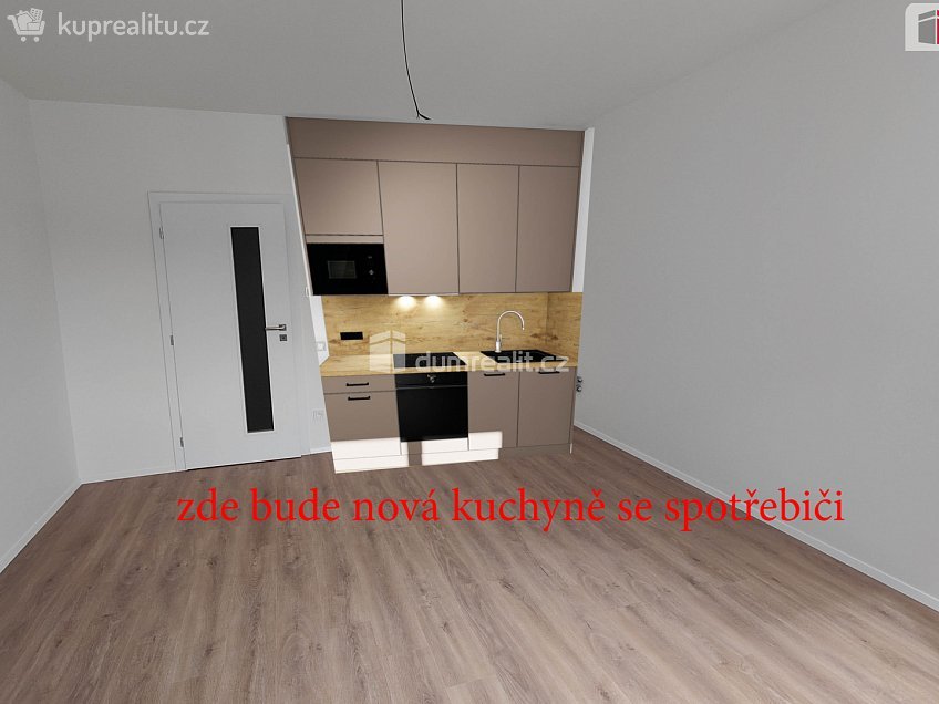Pronájem bytu 1+kk 30 m^2 Nad Kolčavkou, Praha 9 