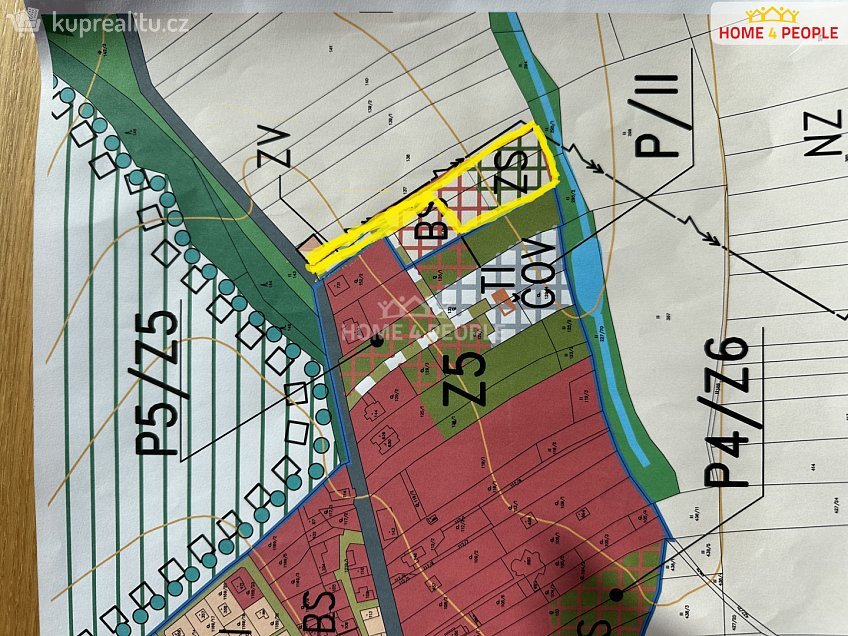 Prodej  stavebního pozemku 1244 m^2 Černokostelecká, Černé Voděrady 