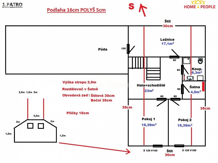 Prodej  rodinného domu 190 m^2 Sosenská, Štěpánovice 