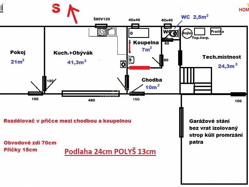 Prodej  rodinného domu 190 m^2 Sosenská, Štěpánovice 