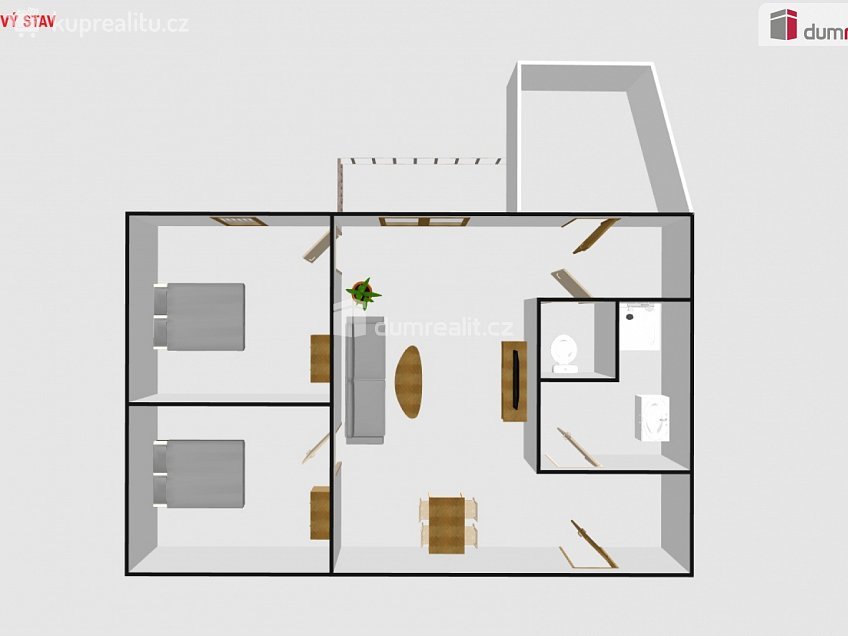 Prodej  ubytovacího zařízení 61 m^2 Vinařská, Čejkovice 