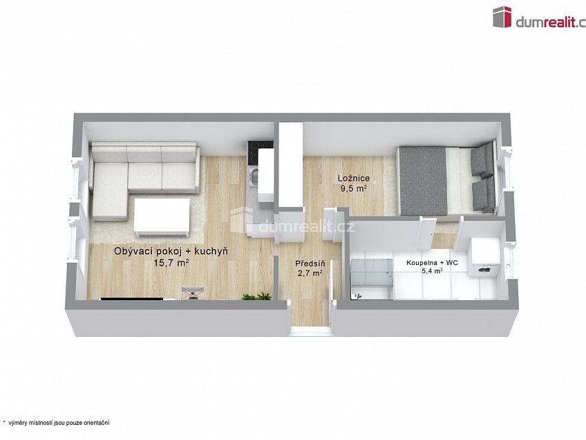 Prodej bytu 2+kk 35 m^2 Sokolovská, Karlovy Vary 