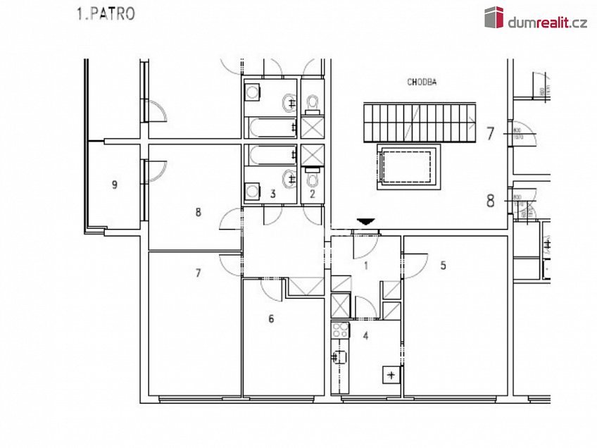 Prodej bytu 4+1 81 m^2 Na hájku, Praha 8 