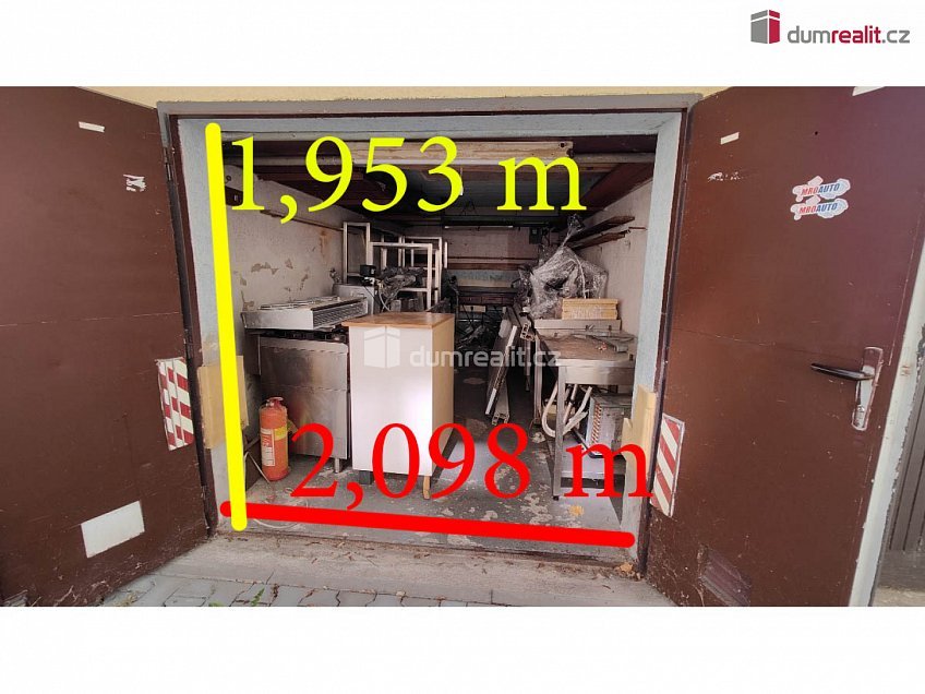 Pronájem  garáže 19 m^2 K lánu, Praha 6 
