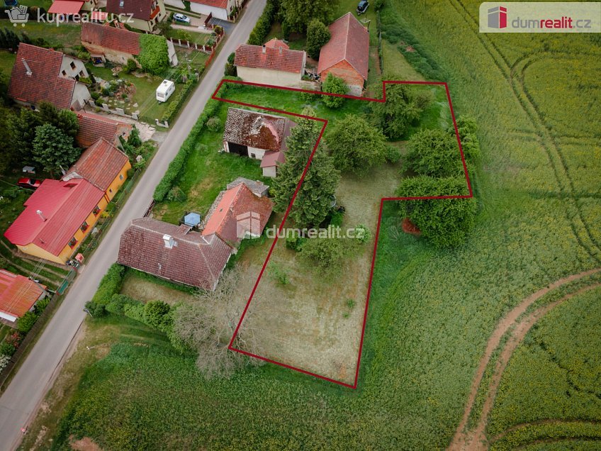 Prodej  zahrady 1647 m^2 Řepín, Řepín 